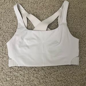 White Lululemon bra
